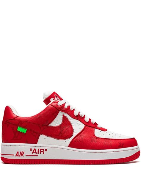 air force 1 red louis vuitton|virgil lv air force 1.